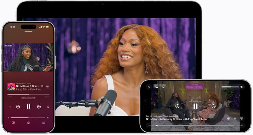 Acast ger sig in på videopoddar tillsammans med Apple