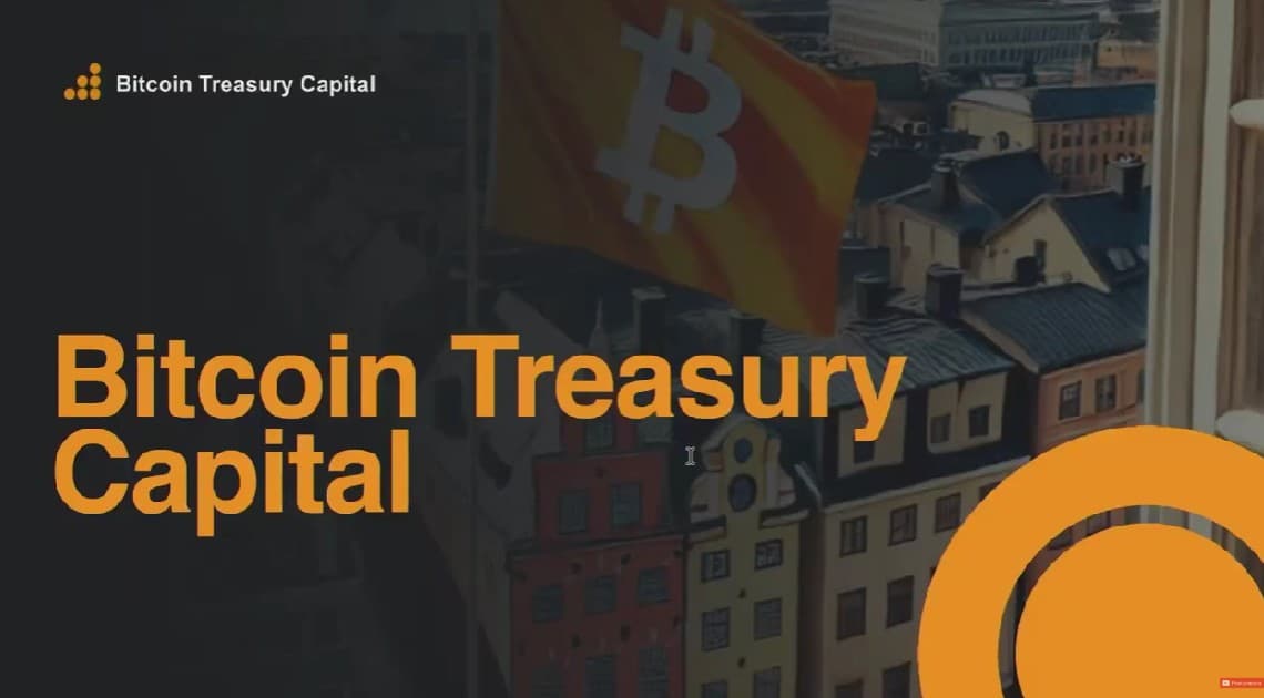 Bitcoin Treasury Capital, ett svenskt bitcoin treasury-företag