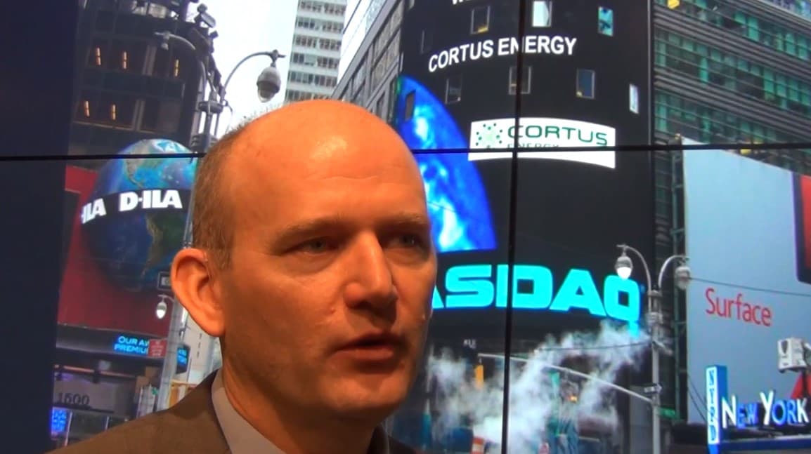 Cortus Energy om sin börsnotering