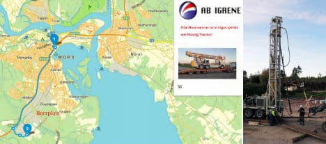 Igrene når 400 meter och urberget