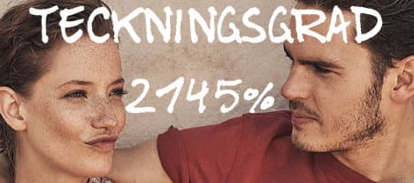 Lexington-erbjudandet övertecknat 21 gånger