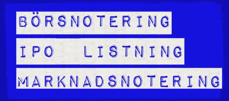 Företagen som närmar sig en notering