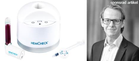 Hemcheck fortsätter att kommersialisera sina engångstest för blodprover