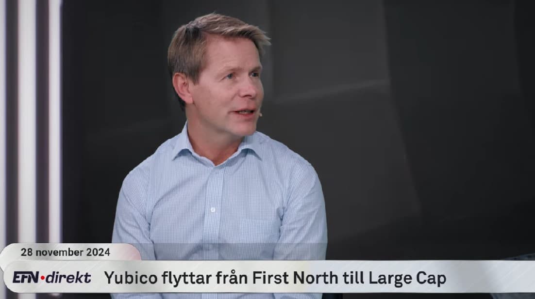 Yubico flyttar sin notering till Nasdaq Stockholms huvudlista