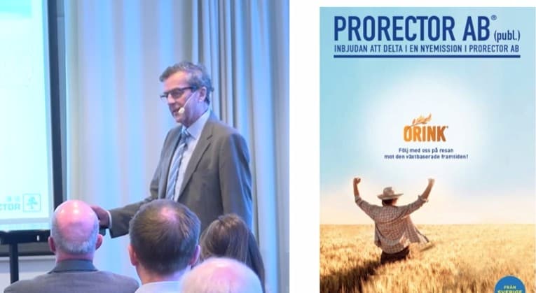 Noteringskandidaten Prorector har fokus på havremjölk