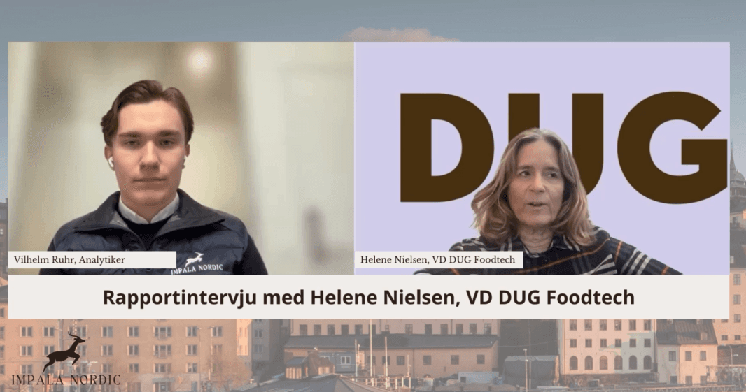 Dug Foodtech om kommersialiseringen, expansionen i Europa och arbetet mot lönsamhet