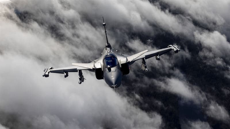 Colombia har skrivit under order för Saab Gripen E/F