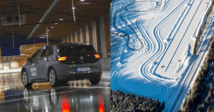 Arctic Falls testar bilar