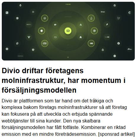 Nyemission i Hedera Group AB p First North - Aktier