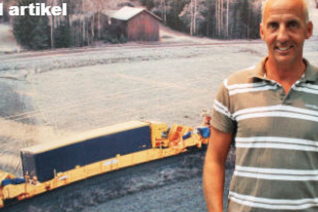 Grön logistiklösning får upp landsvägstransporter på räls