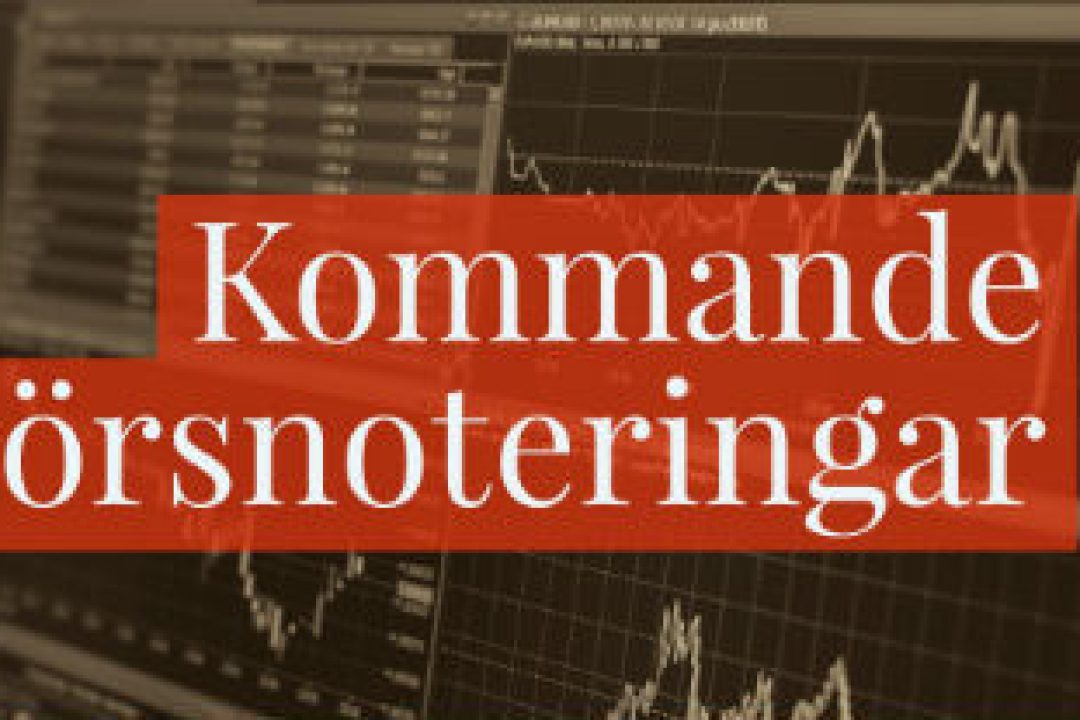 7 nya kommande noteringar