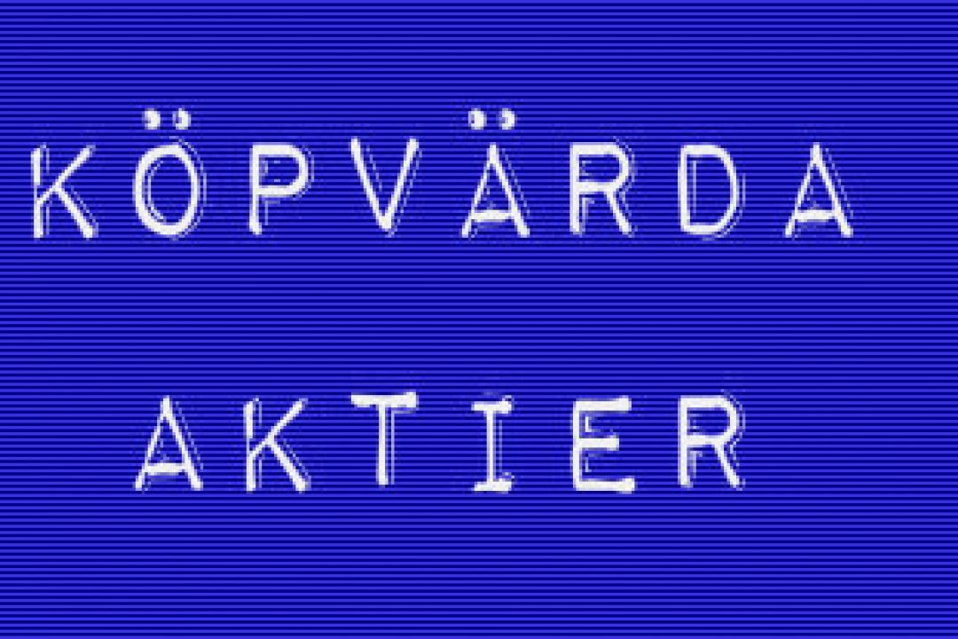 Tre köpvärda aktier