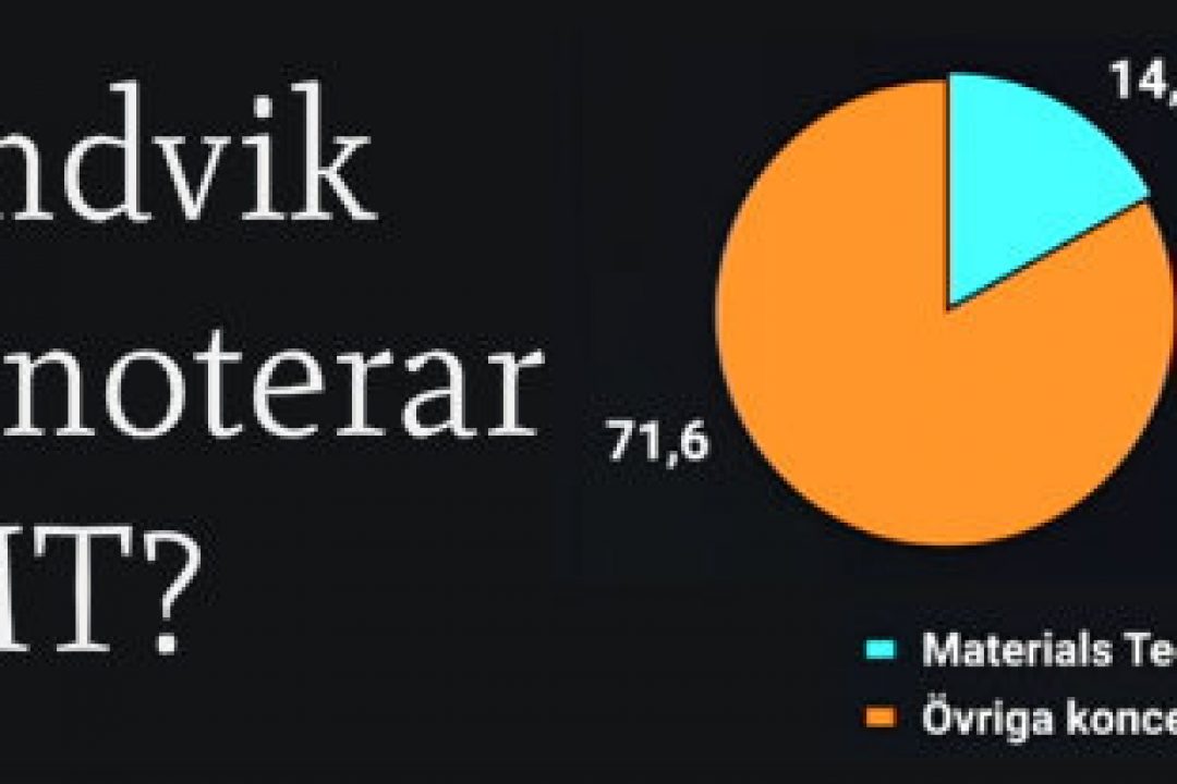Sandvik gör sig redo att börsnotera SMT
