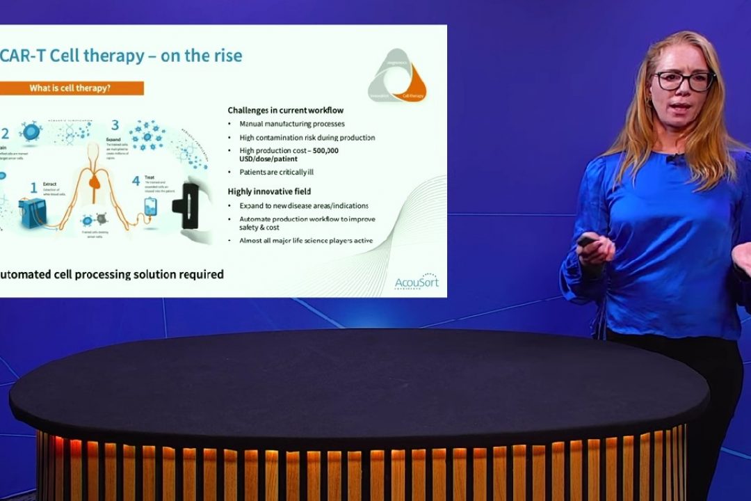 Agnes Michanek presenterar AcouSort
