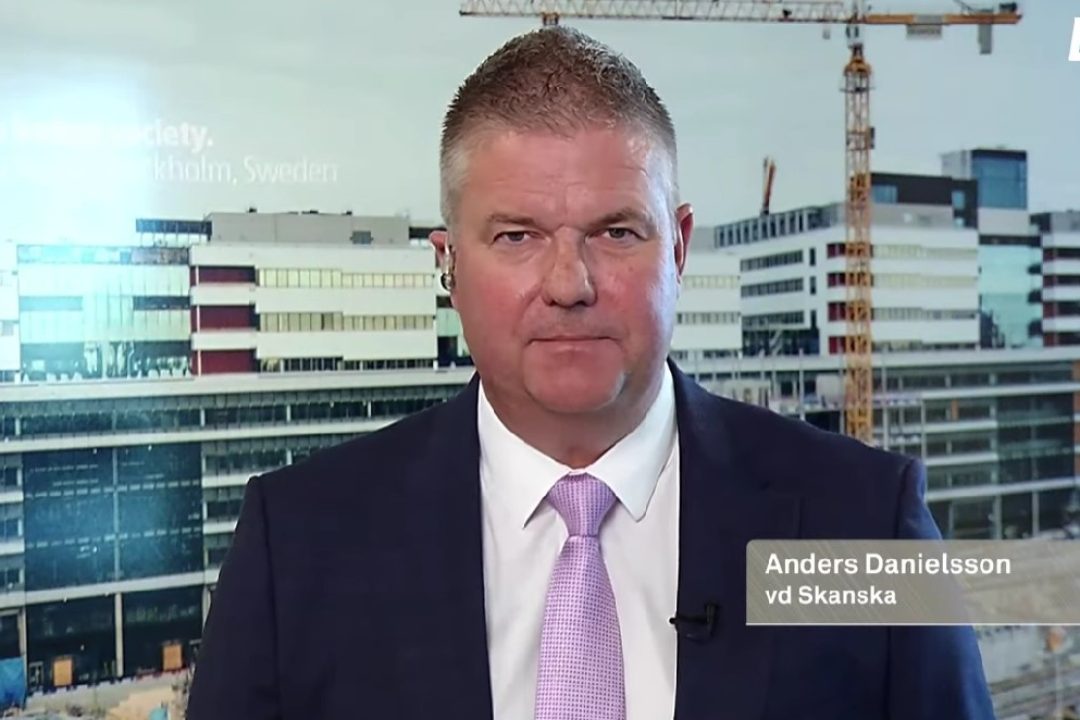 Anders Danielsson, VD för Skanska