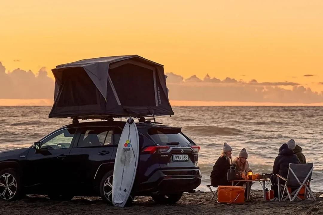 Dometic-produkter på strand i Danmark