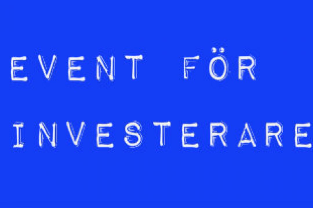 Företagen som ska notera sig presenterar