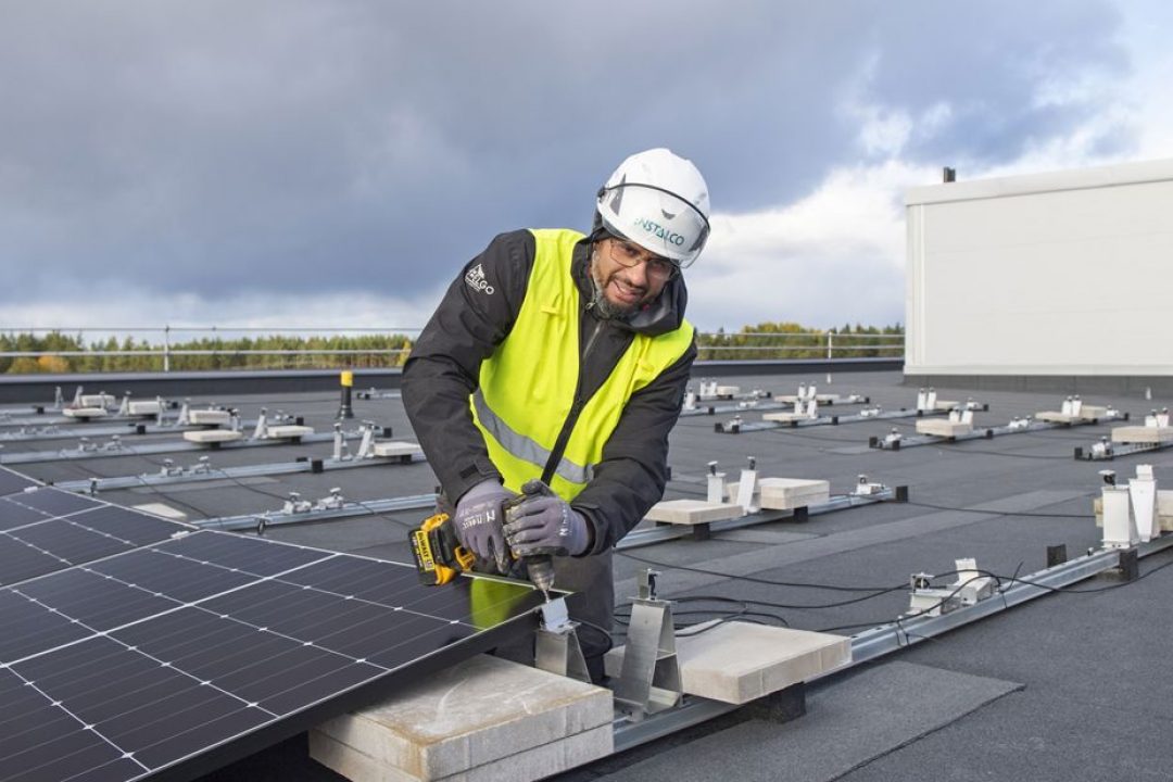 Instalco installerar solceller