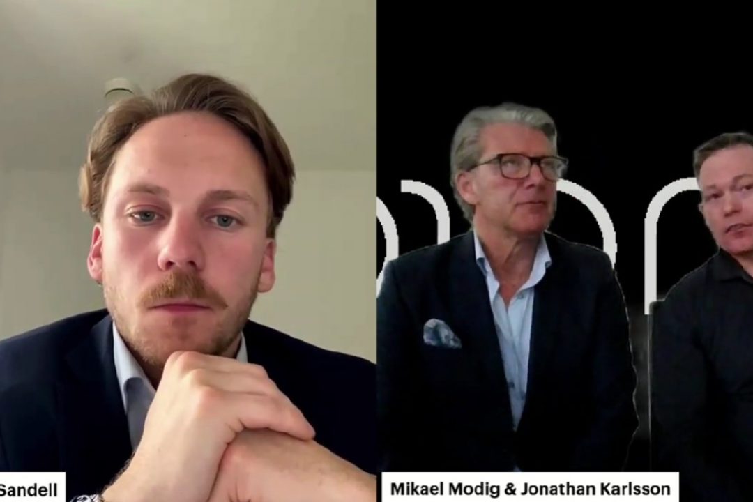 Norden Estates VD och styrelseordförande intervjuas