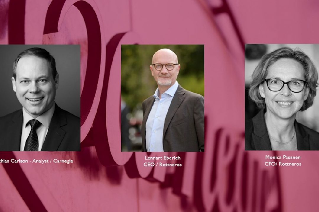 Rottneros VD och CFO
