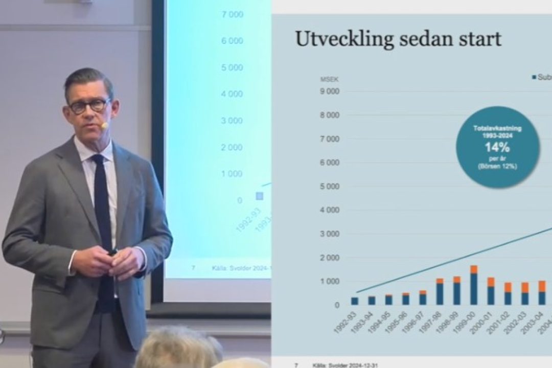 Tomas Risbecker, VD för investmentbolaget Svolder