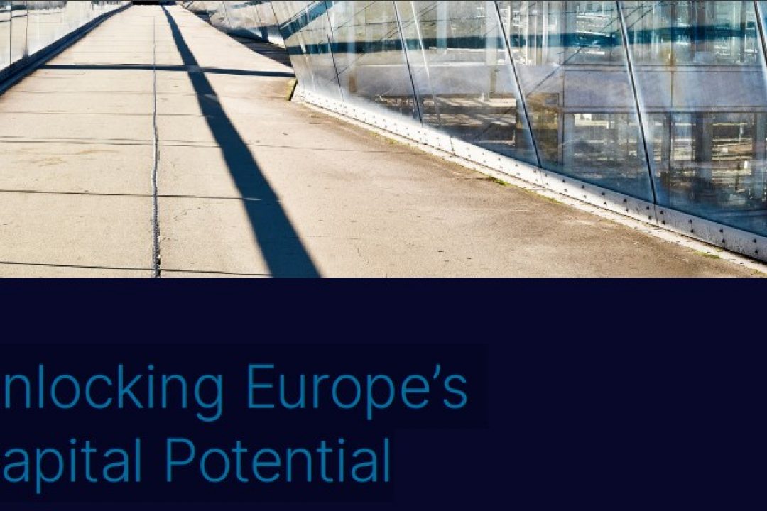 Framsidan på rapport om Europas kraft i kapitalmarknaden