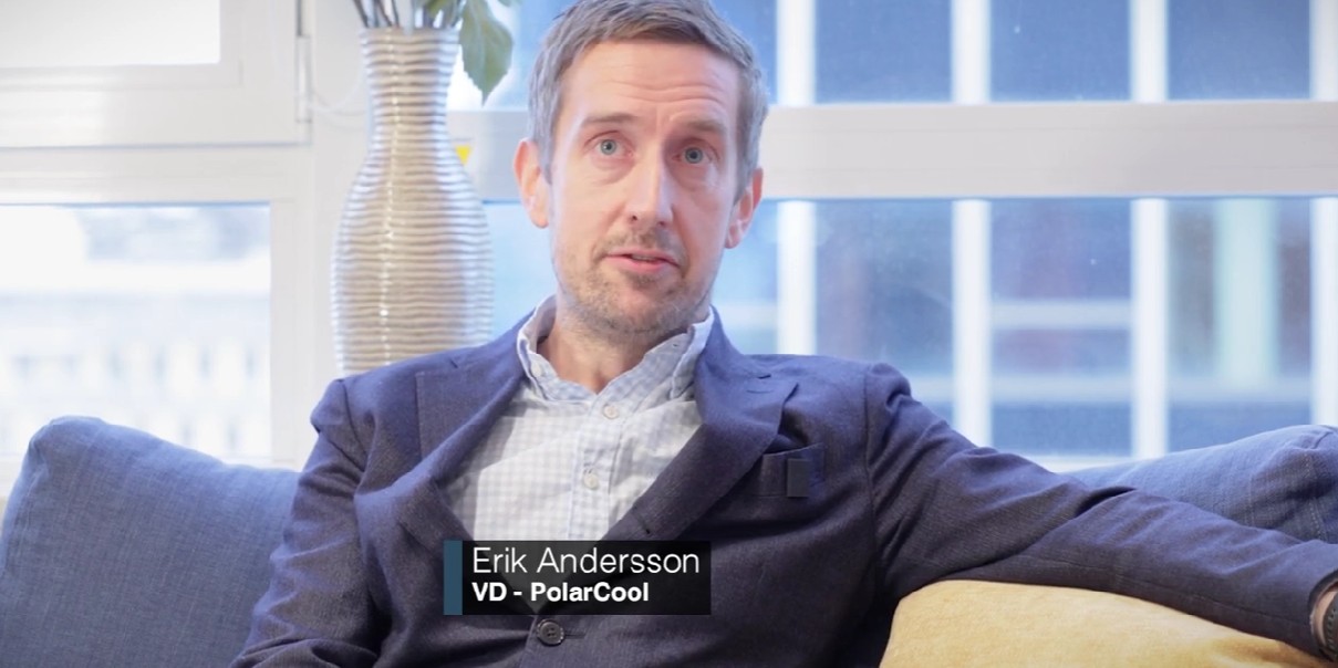 Erik Andersson, vd för Polarcool