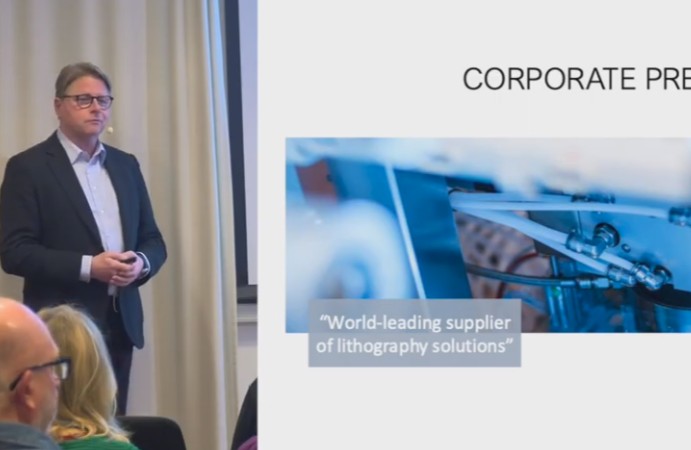 Patrik Lundström, VD för Obducat