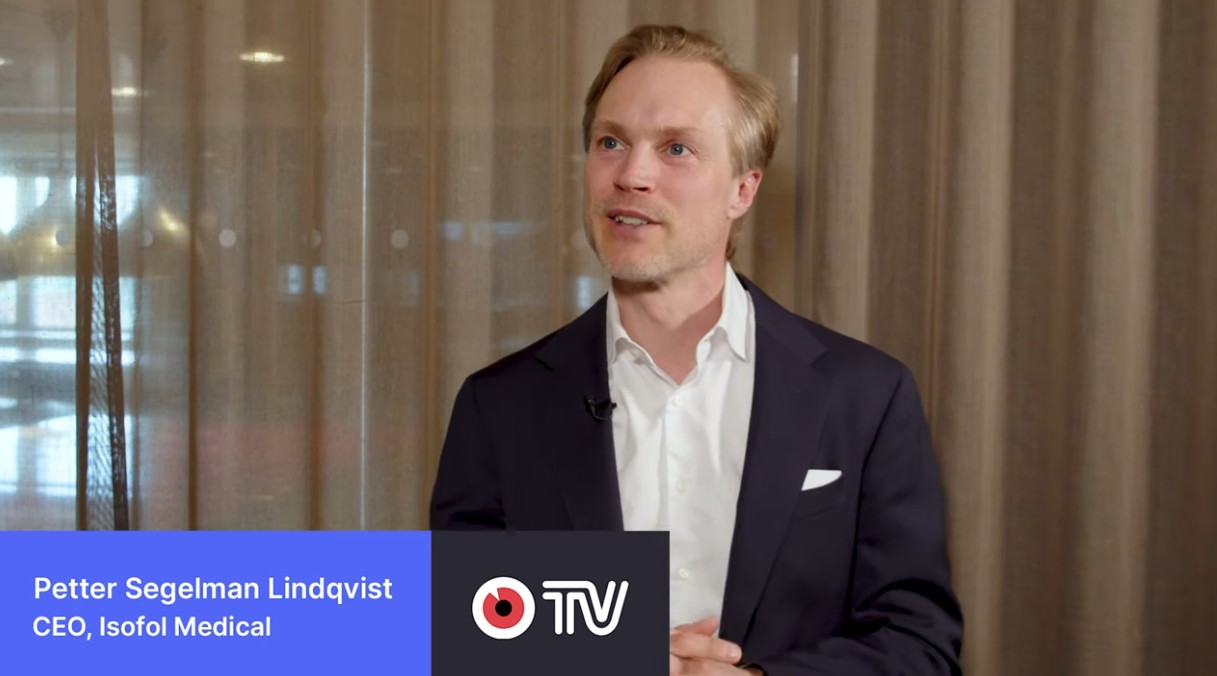 Petter Segelman Lindqvist, VD för Isofol Medical